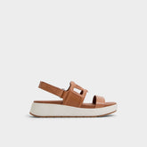 Aldo | Onuvia Medium Brown Women's Footbed sandals - Footbed sandal, Flatform