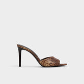 Aldo | Anniebrilden in Brown Multi 14190598 - Heeled mule, Stiletto heel