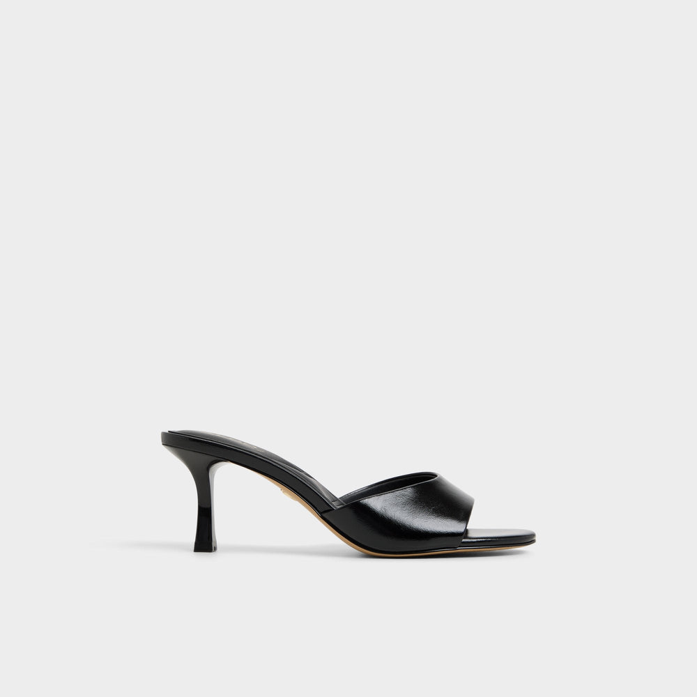 Aldo | Annaberaen in Black - Heeled mule, Stiletto heel