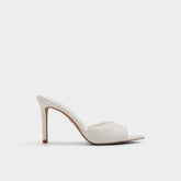 Aldo | Anniebrilden White Women's Heeled mules - Heeled mule, Stiletto heel