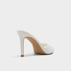 Aldo | Anniebrilden White Women's Heeled mules - Heeled mule, Stiletto heel