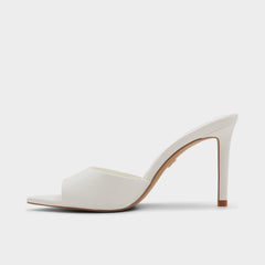 Aldo | Anniebrilden White Women's Heeled mules - Heeled mule, Stiletto heel