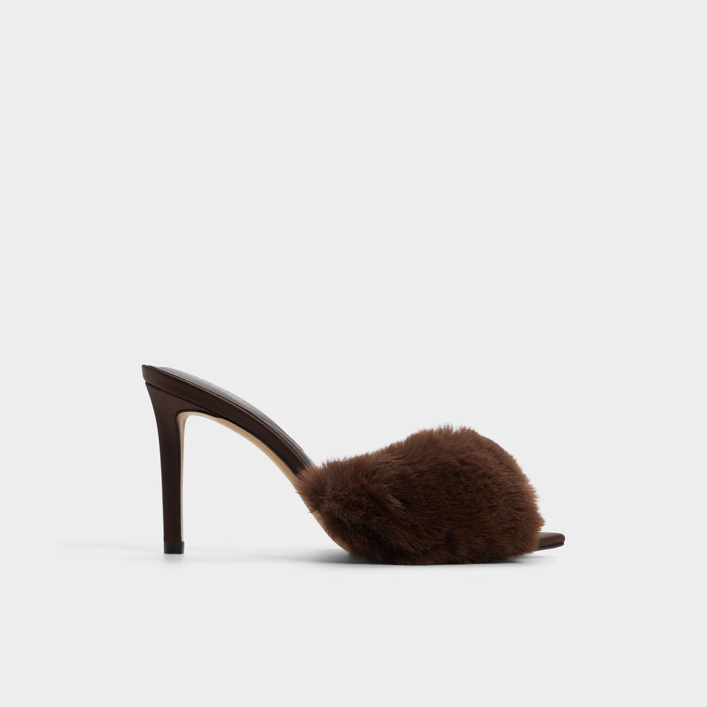 Aldo | Anniebrilden in Dark Brown 14163209 - Heeled mule, Stiletto heel