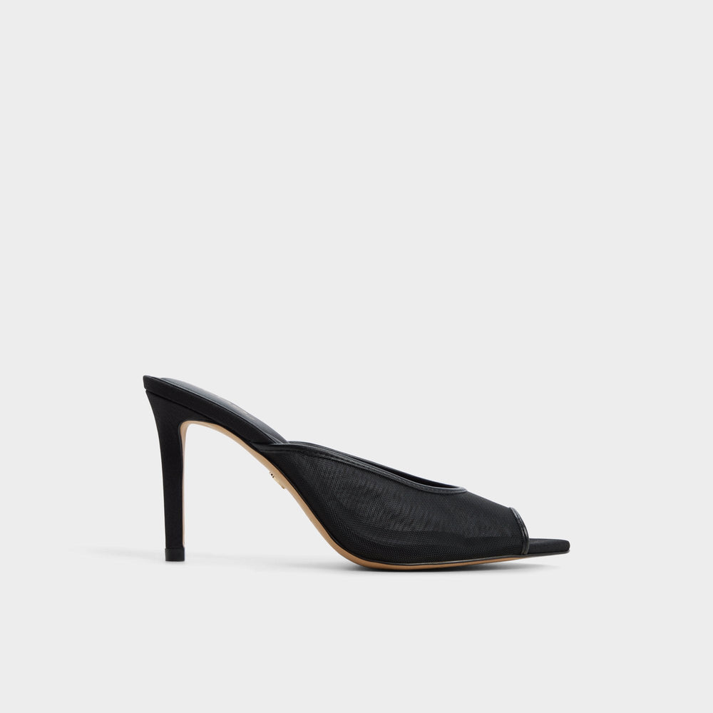 Aldo | Elennah in Black 14161302 - Heeled mule, Stiletto heel