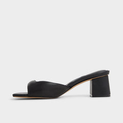 Aldo | Aneky in Black - Heeled mule, Block heel