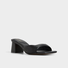 Aldo | Aneky in Black - Heeled mule, Block heel