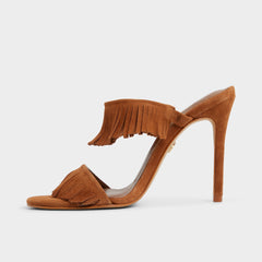Aldo | Nahanie in Medium Brown - Heeled mule, Stiletto heel
