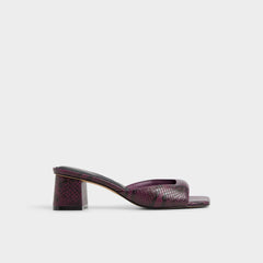 Aldo | Aneky in Bordo - Heeled mule, Block heel