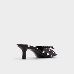 Aldo | Belerose in Black White - Heeled mule, Stiletto heel