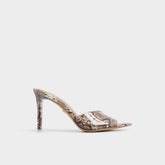 Aldo | Anitabrilden Other Grey Women's Mule slides - Heeled mule, Stiletto heel