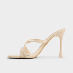 Aldo | Velaia Light Beige Women's Heeled mules - Heeled mule, Stiletto heel