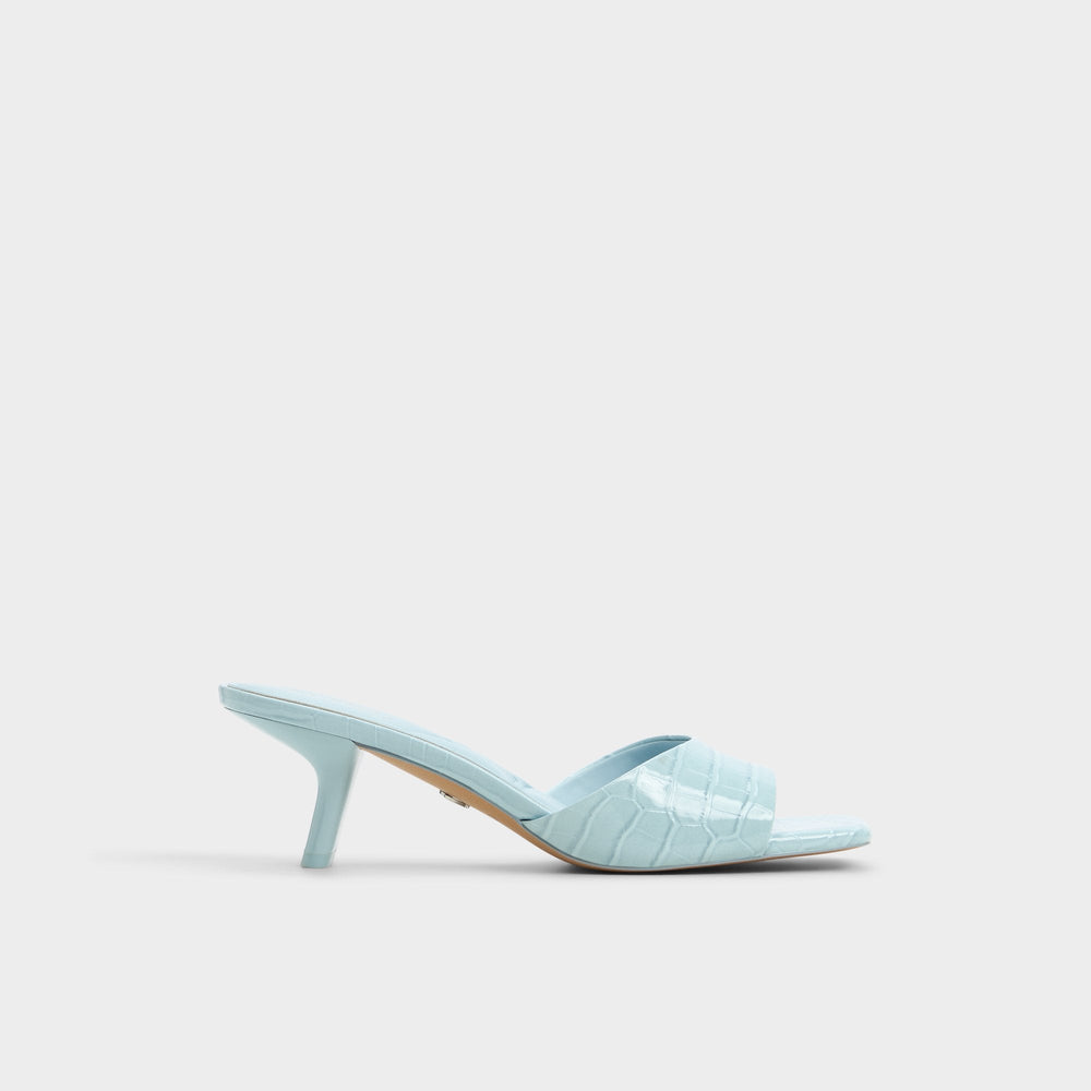 Aldo | Enchanting Pastel Blue Women's Heeled mules - Heeled mule, Kitten heel