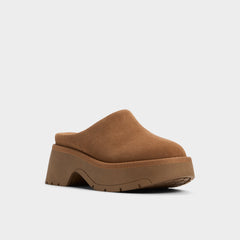 Aldo | Academia Camel Women's Cold Weather Shoes - Heeled mule, Lug sole