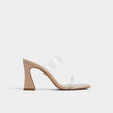 Aldo | Calley Tan Women's Heeled mules - Heeled mule, Block heel