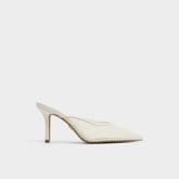 Aldo | Gamilia Open White Textile Mesh Women's Kitten heels - Heeled mule, Kitten heel