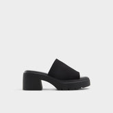 Aldo | Harrietta Black Women's Wedges - Heeled mule, Block heel