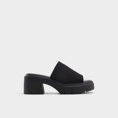 Aldo | Harrietta Black Women's Wedges - Heeled mule, Block heel