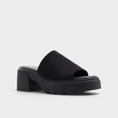 Aldo | Harrietta Black Women's Wedges - Heeled mule, Block heel