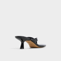 Aldo | Jump Black Women's Strappy sandals - Heeled flip flop, Kitten heel