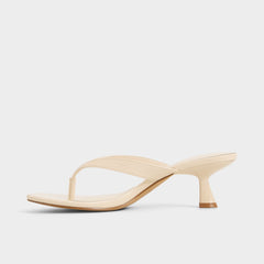 Aldo | Jump in Cream - Heeled flip flop, Kitten heel
