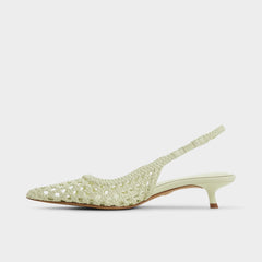 Aldo | Violettia in Other Green - Sling back high heel, Kitten heel
