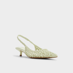 Aldo | Violettia in Other Green - Sling back high heel, Kitten heel