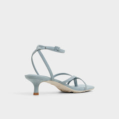 Aldo | Soffie Other Blue Women's Strappy sandals - Strappy heeled sandal, Kitten heel