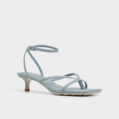 Aldo | Soffie Other Blue Women's Strappy sandals - Strappy heeled sandal, Kitten heel