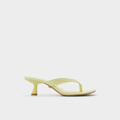 Aldo | Jump Other Yellow Women's Strappy sandals - Heeled flip flop, Kitten heel