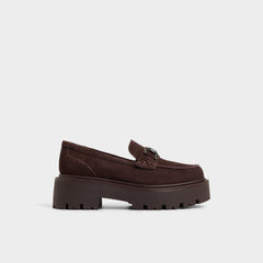 Aldo | Oneameth in Dark Brown - Loafer, Lug sole