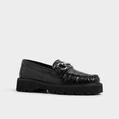 Aldo | Danrose Black Women's Loafers & Oxfords - Loafer, Lug sole