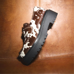 Aldo | Miravelle in Open Brown - Loafer, Lug sole