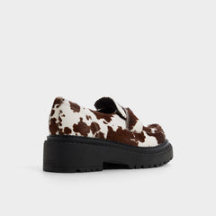 Aldo | Miravelle in Open Brown - Loafer, Lug sole