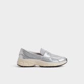 Aldo | Loffy in Silver - Loafer, Jogger sole