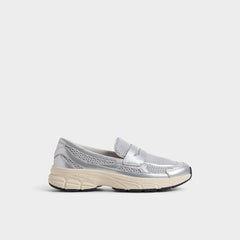 Aldo | Loffy in Silver - Loafer, Jogger sole