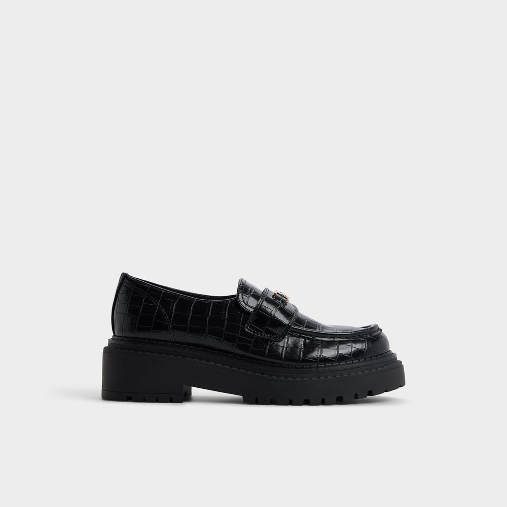 Aldo | Miravelle in Black - Loafer, Lug sole
