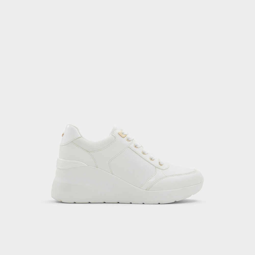 Aldo | Iconistep White Overflow Women's Low top sneakers - Wedge sneaker, Wedge heel