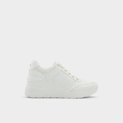 Aldo | Iconistep White Overflow Women's Low top sneakers - Wedge sneaker, Wedge heel