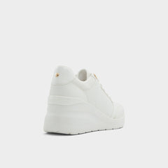 Aldo | Iconistep White Overflow Women's Low top sneakers - Wedge sneaker, Wedge heel