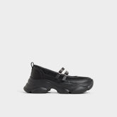Aldo | Aethera Black Women's Platform and wedge sneakers - Mary Jane Sneakers, Jogger sole
