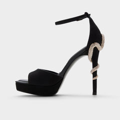 Aldo | Medusa in Other Black 14266744 - Strappy heeled sandal, Platform