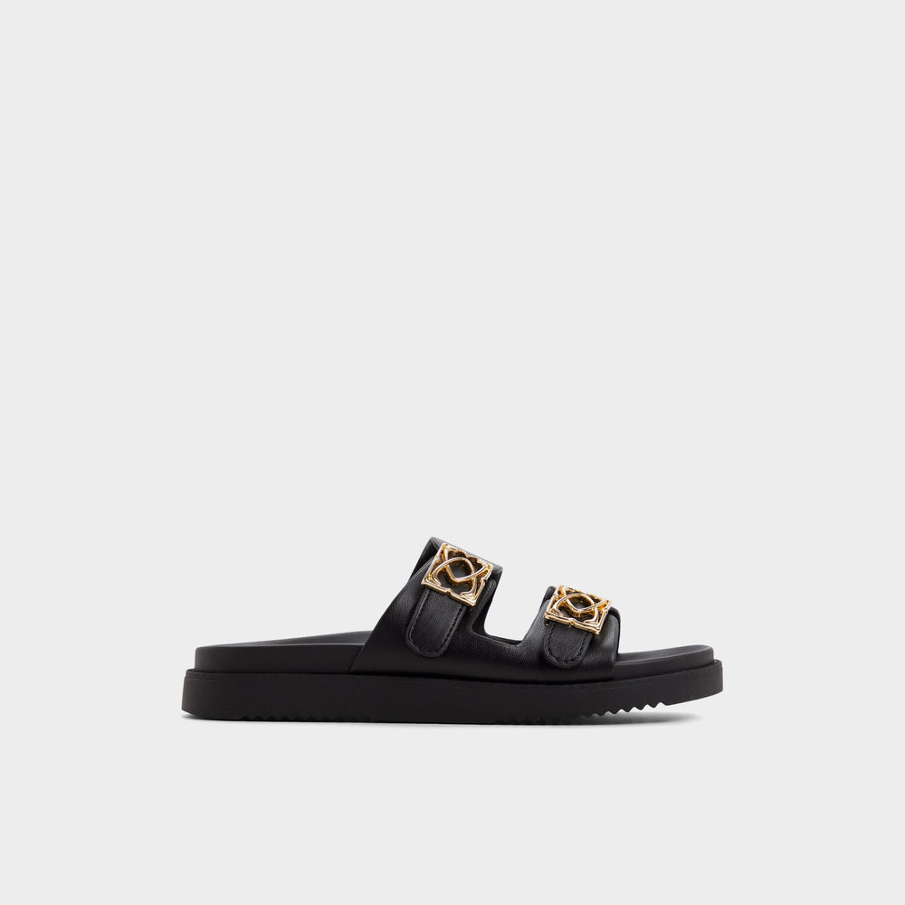 Aldo | Mungos in Black - Footbed sandal, Footbed sandal