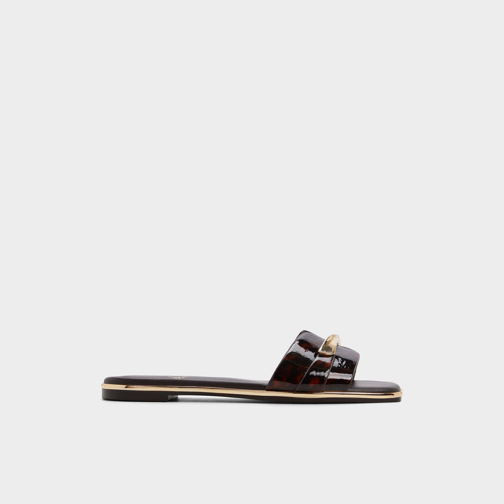 Aldo | Darlina in Open Brown - Slide sandal