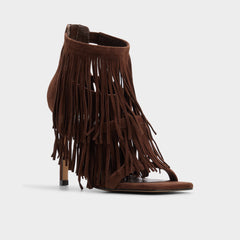 Aldo | Nahana in Dark Brown - Strappy heeled sandal, Stiletto heel