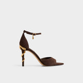 Aldo | Medeza in Dark Brown - Strappy heeled sandal