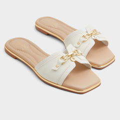 Aldo | Alamassi Open White Women's Flats - Slide sandal