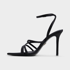 Aldo | Solania Black Women's Strappy sandals - Strappy heeled sandal, Stiletto heel