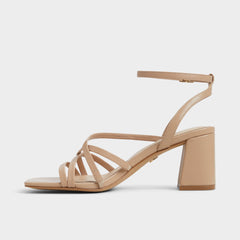 Aldo | Esther Tan Women's Block heels - Strappy heeled sandal, Block heel