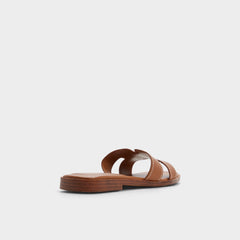 Aldo | Itsandalb in Medium Brown - Slide sandal