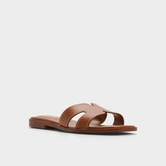 Aldo | Itsandalb in Medium Brown - Slide sandal